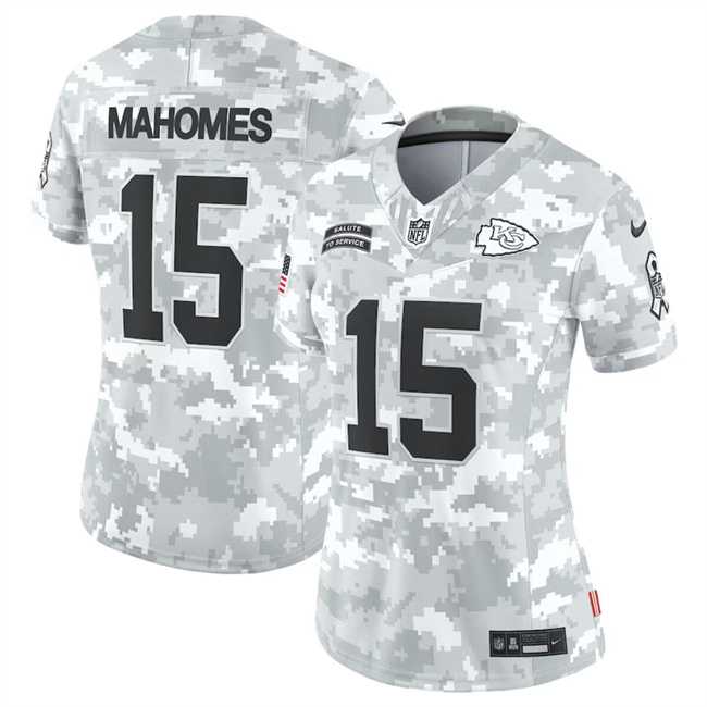 Women's Kansas City Chiefs #15 Patrick Mahomes 2024 F.U.S.E Arctic Camo Salute To Service Limited Stitched Jersey Dzhi,We sell and wholesale Women's Kansas City Chiefs #15 Patrick Mahomes 2024 F.U.S.E Arctic Camo Salute To Service Limited Stitched Jersey Dzhi on line form chian!